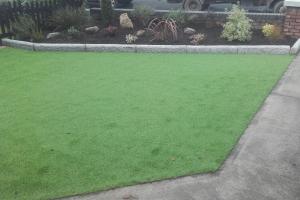 descriptionFront garden from project artificial grass/paving